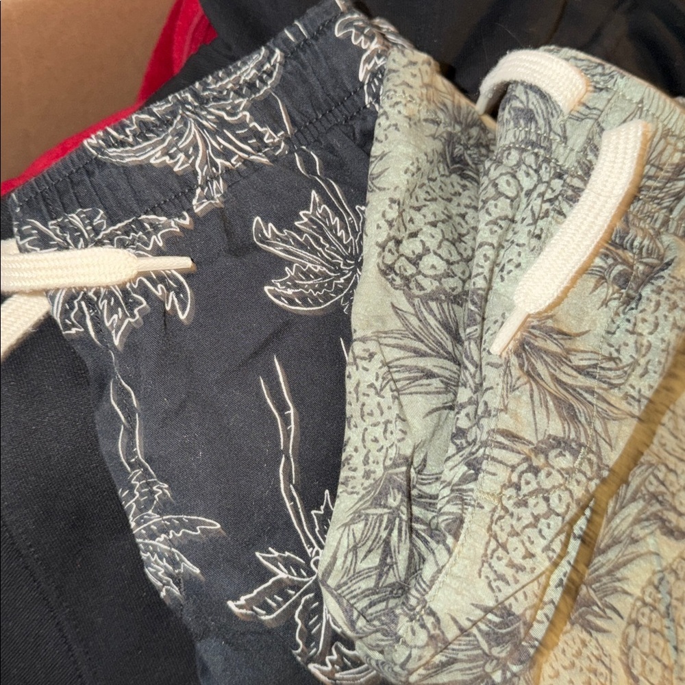 Old Navy Pineapple/Palm Print Shorts Bundle